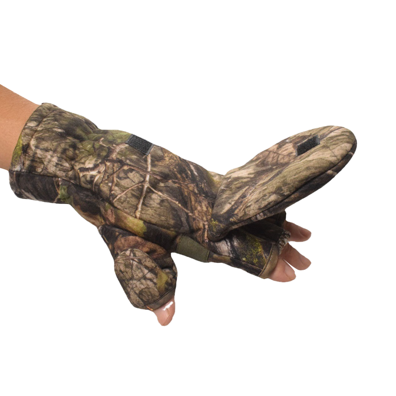 SABADO Invierno Camuflaje Medio Dedo Flip Guantes Tácticos Manoplas