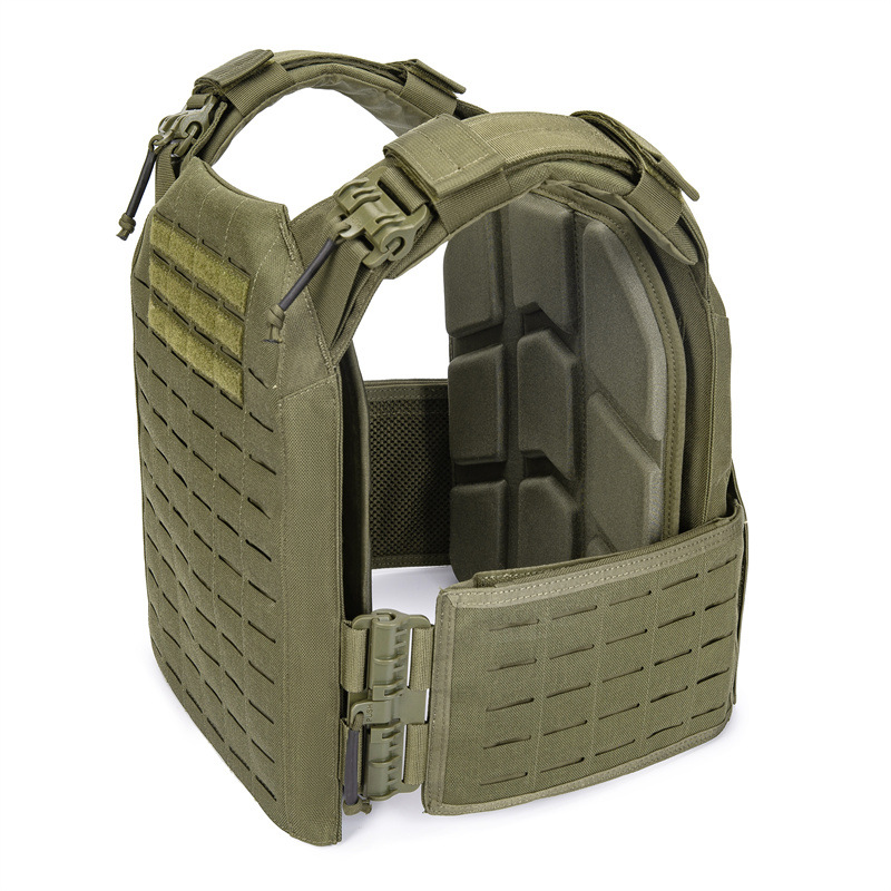 SABADO Plate Carrier Cojín Transpirable Negro Chaleco táctico Air Mesh Padfor 