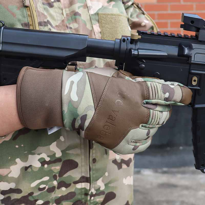 SABADO Guantes tácticos de esquí de camuflaje de invierno para hombres