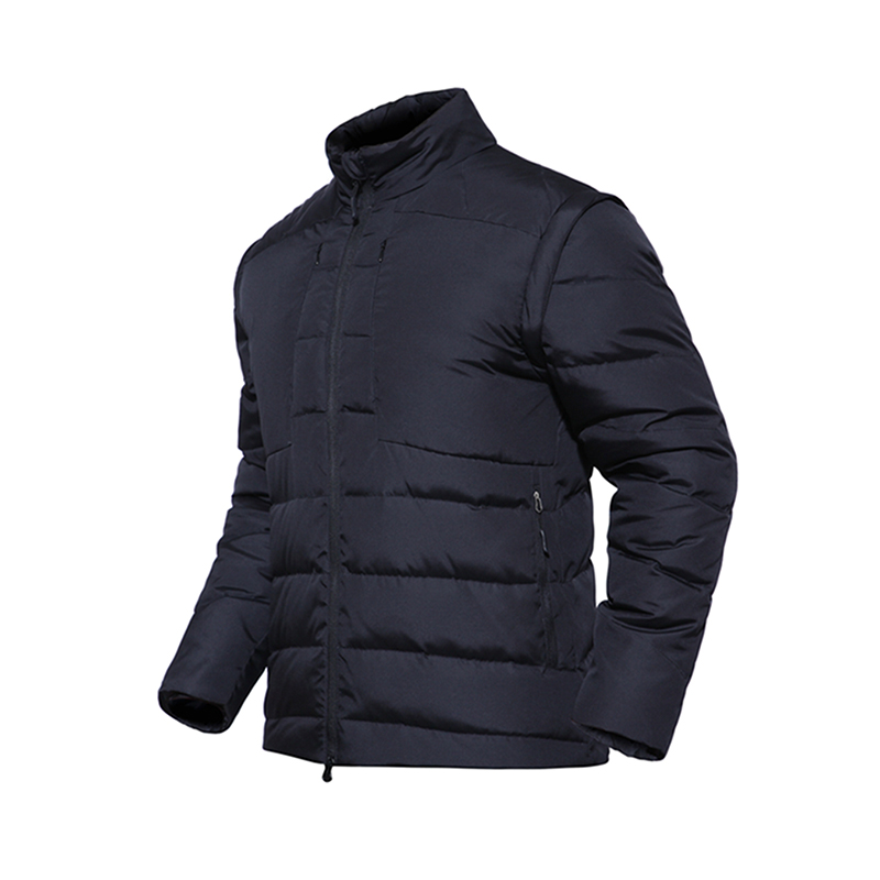 SABADO Military Men's Coat Down Jacket con mangas removibles