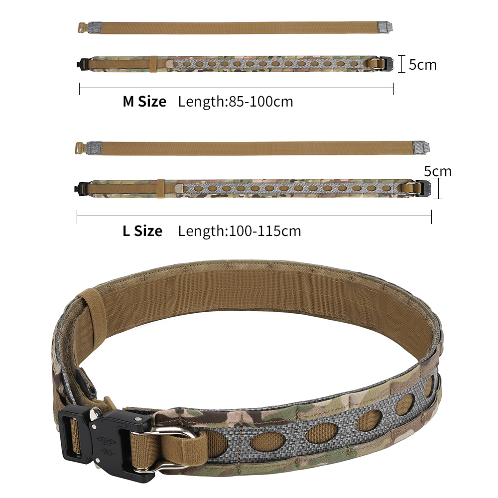 Sabado Ligero Durable Durable Nylon Tactical Combat Bindo Molle Diseño de liberación rápida