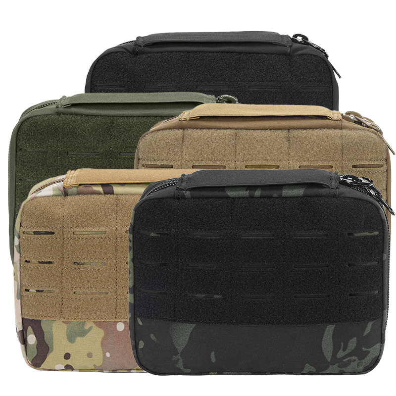 Sabado 1000d Nylon Pistola Pistola Bag láser Molle Molle de doble capa de grado militar
