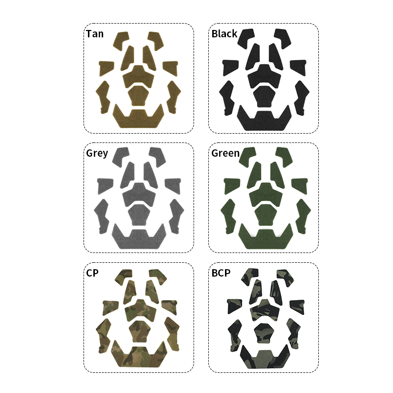 Sabado 11pcs Casco rápido Magic Sticker Airsoft Patches de casco Hook and Loop Sticky para accesorios de casco táctico rápidos