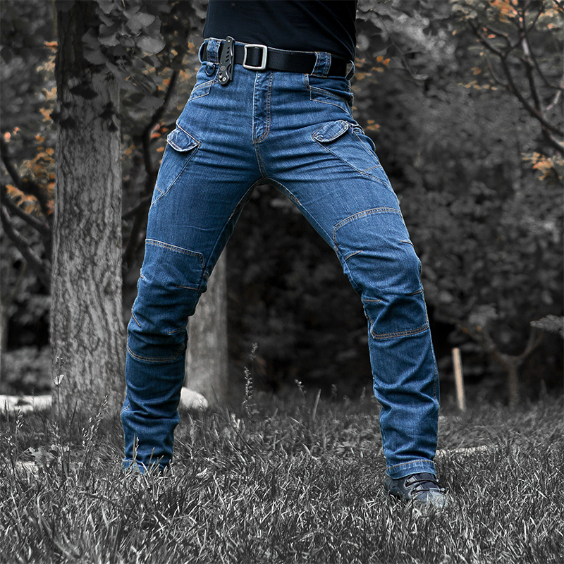 SABADO Pantalones vaqueros tácticos de caza al aire libre para hombre, pantalones de combate con múltiples bolsillos para hombre