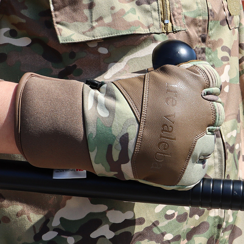 SABADO Guantes tácticos de esquí de camuflaje de invierno para hombres