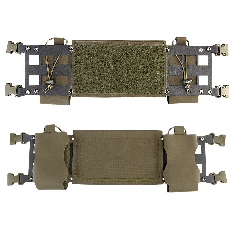 SABADO Chaleco militar de expansión táctica para exteriores MK4 Chest Rig MOLLE Flank GP bolsa