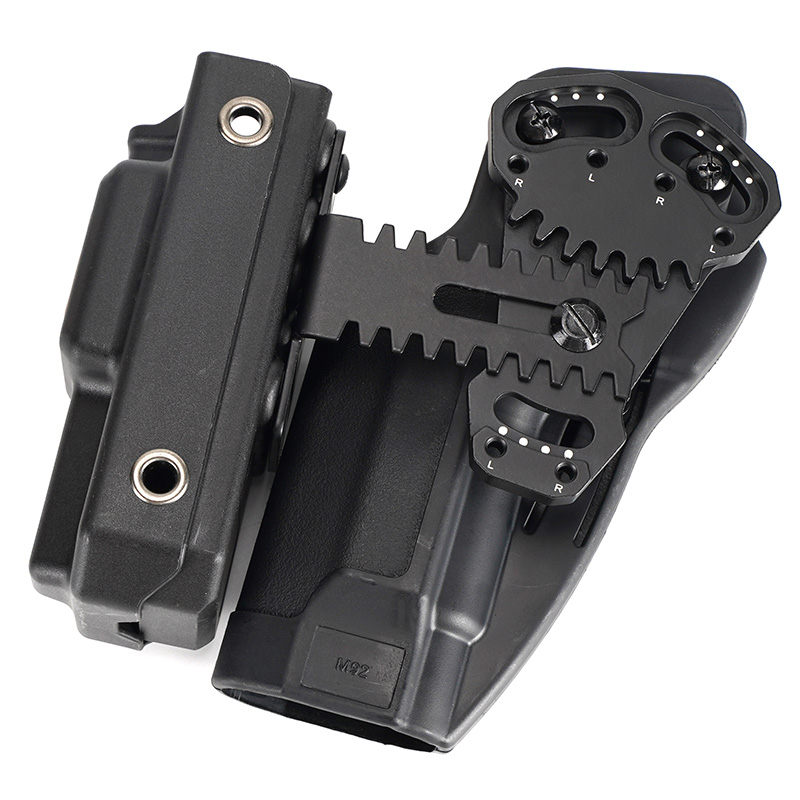 SABADO Adaptador de funda de pistola táctica NCP2 Montaje de placa para funda de Airsoft Extensión QLS Equipo de caza Adaptador de soporte de torniquete táctico 