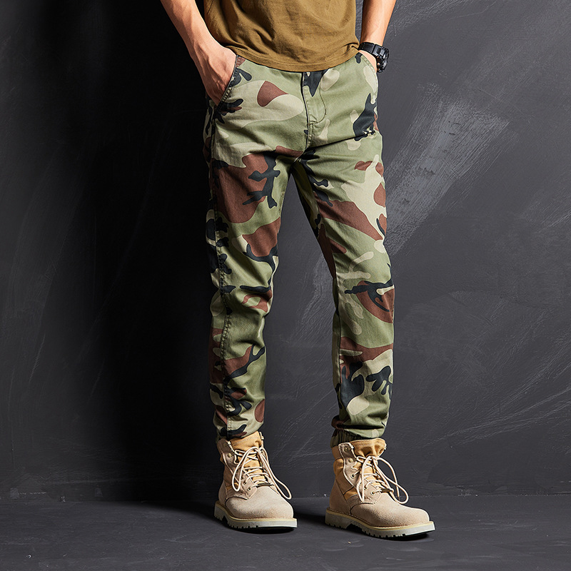 SABADO Camo Joggers Hombres Militar Ejército Pantalones Cargo Pantalones