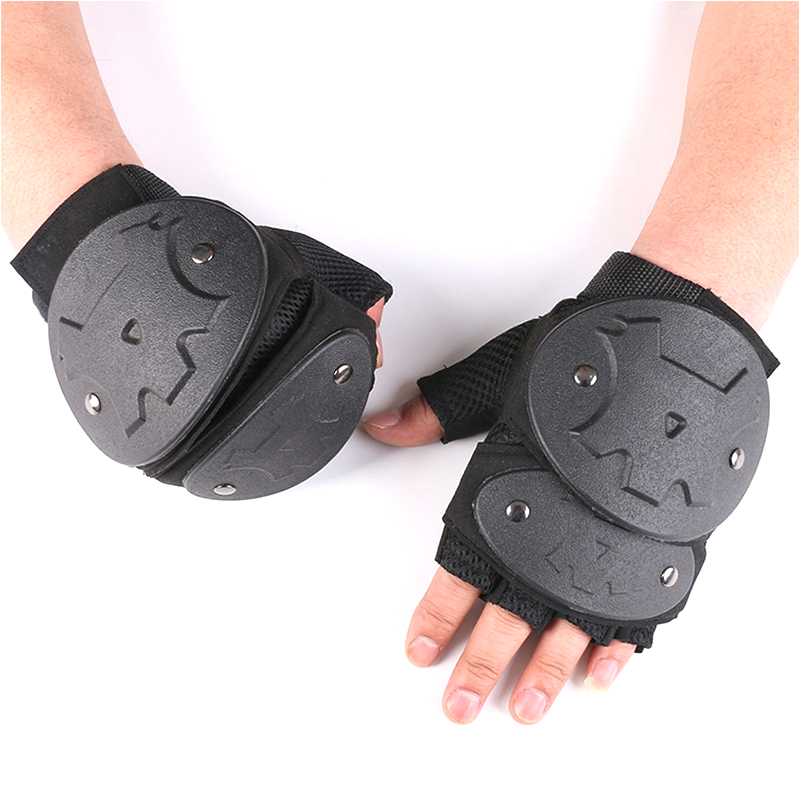 Guantes de ciclismo de medio dedo de protección dura táctica SABADO