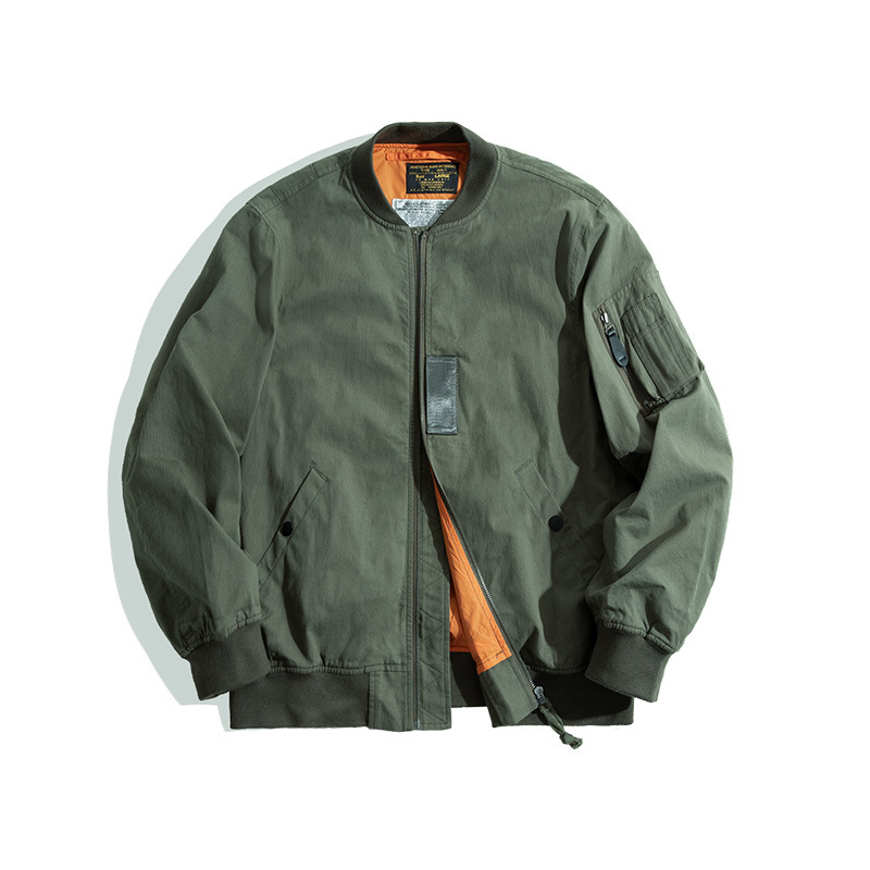 SABADO Casual Grueso MA-1 Hombres Chaqueta Bomber de Vuelo Militar