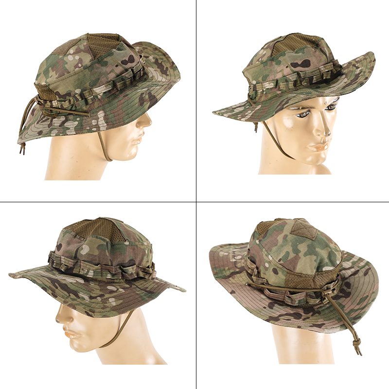 SABADO Unisex Adultos Camo Bucket Gorras de Seguridad Pesca Senderismo Camuflaje Táctico Seguridad Boonie Sombrero