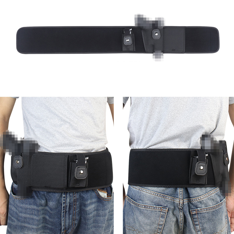 SABADO Universal Tactical Belly Band Holster Oculto Carry Pistol Gun Pouch