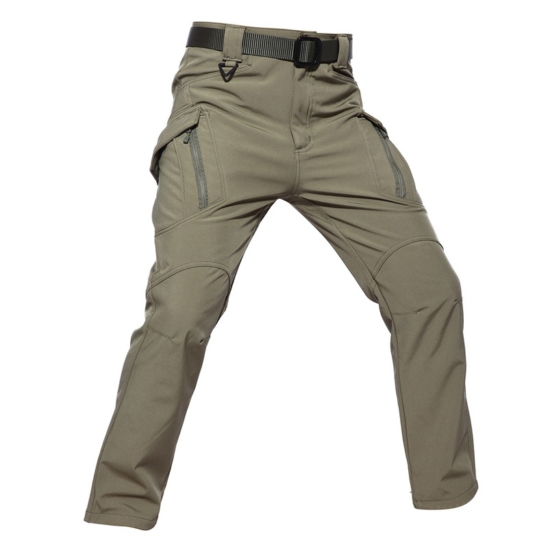 SABADO Pantalones tácticos de forro polar para hombre, pantalones militares de carga Softshell