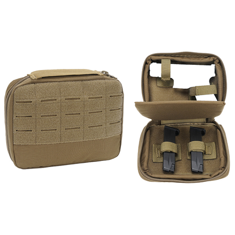 Sabado 1000d Nylon Pistola Pistola Bag láser Molle Molle de doble capa de grado militar