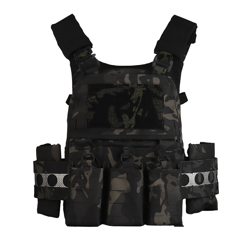 SABADO Chaleco táctico ligero de liberación rápida para exteriores, chaleco táctico militar ajustable para entrenamiento de Airsoft para adultos