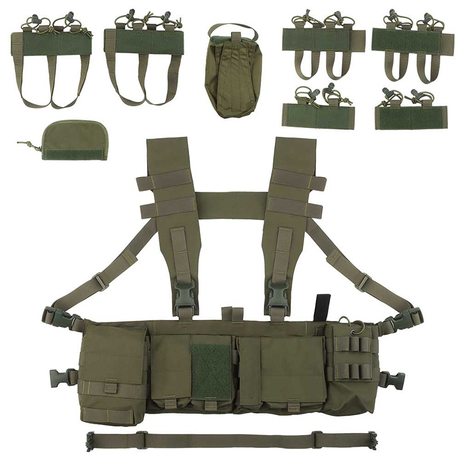 SABADO aparejo de pecho táctico Gen IV h-harness 5,56 7,62 MAG GP bolsa rápidamente Airsoft Gear Platform MOLLE chaleco de caza