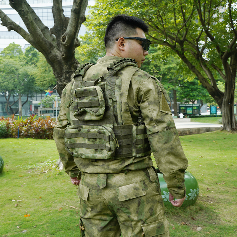 SABADO Chaleco táctico de combate Molle para exteriores