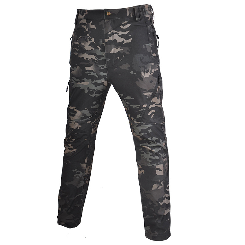 SABADO Pantalones militares de camuflaje tácticos del ejército gris para senderismo de talla grande de secado rápido militar al aire libre