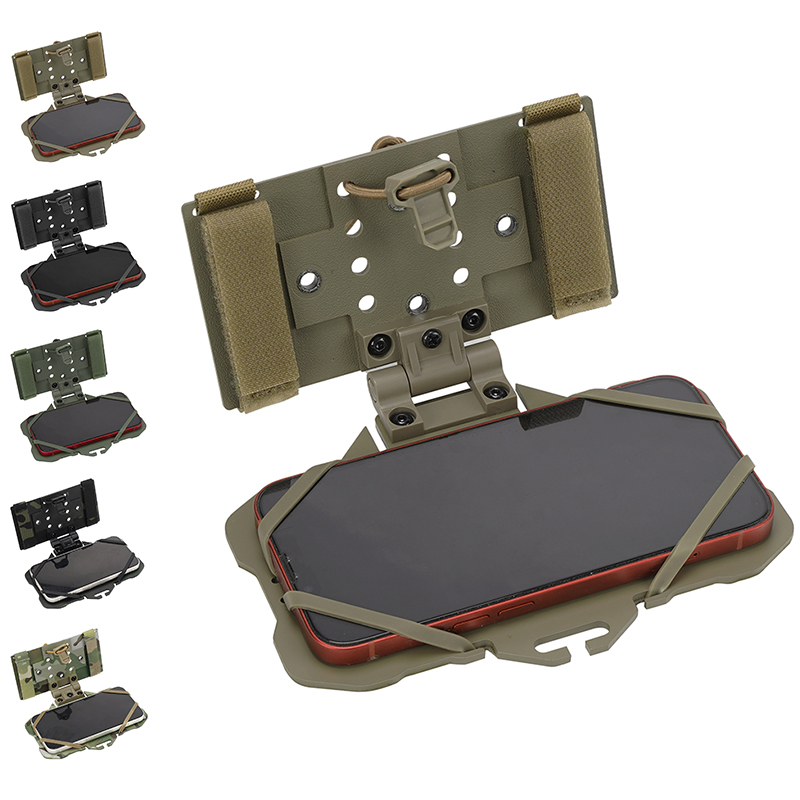 SABADO MOLLE-portador de placa plegable ligero, bolsa de navegación para teléfono móvil, chaleco táctico ajustable, soporte para teléfono móvil