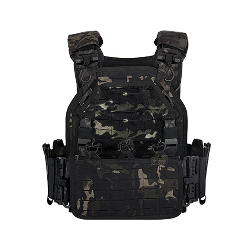 SABADO Chaleco táctico de entrenamiento de camuflaje duradero impermeable para hombre para adiestramiento al aire libre de liberación rápida y fuerza 1000D