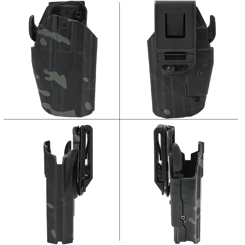 Sabado Tactical Nylon Universal 579 Gun Funster de pistola de liberación rápida con clip de cinturón ajustable