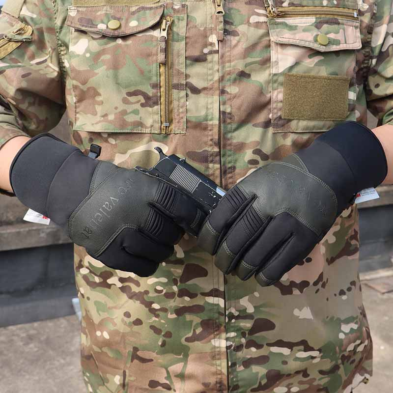 SABADO Guantes tácticos de esquí de camuflaje de invierno para hombres