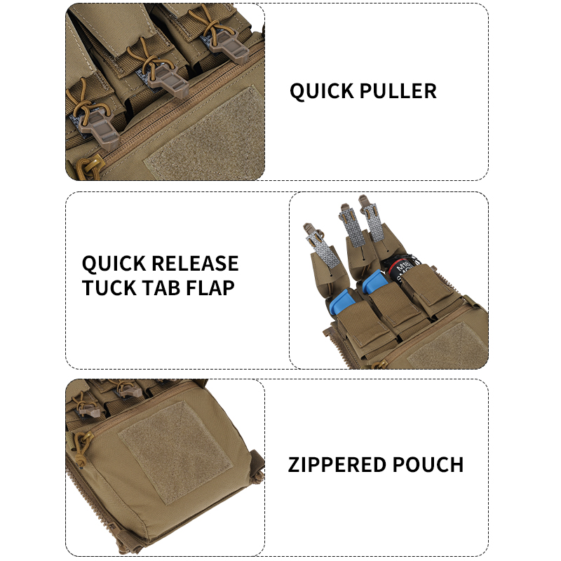 Sabado Tactical Back Panel Banger Bouch para chaleco de caza