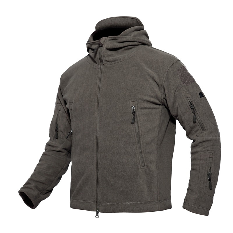 SABADO Outdoor Army Chaqueta polar táctica para hombre