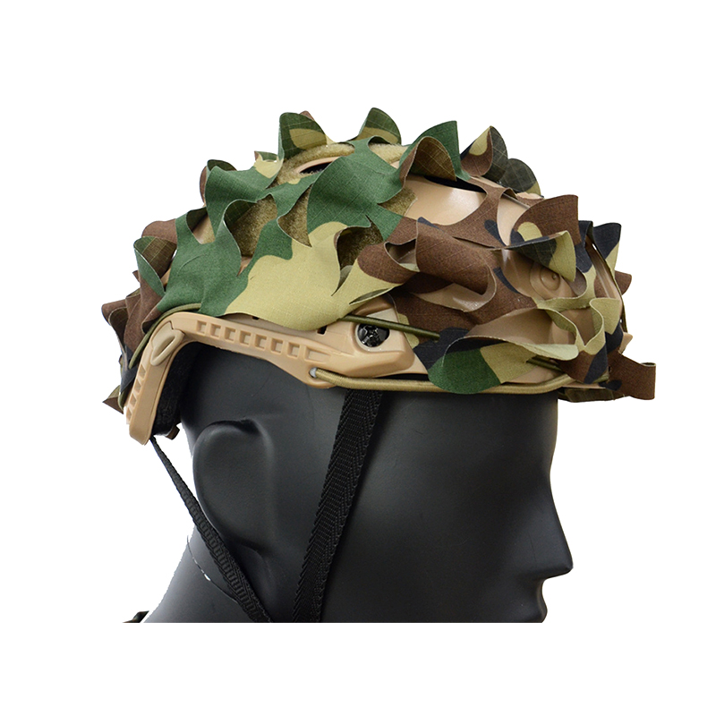 SABADO Factory ODM Camuflaje Accesorios Personalizados Camo Laser Cut Net Airsoft Cubierta de casco táctico