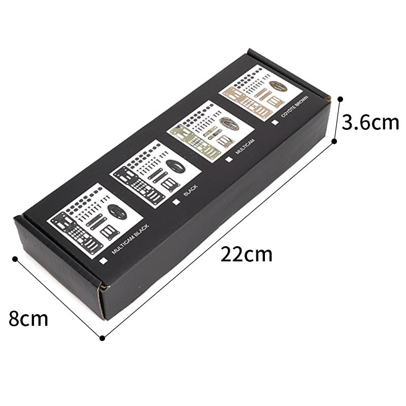 SABADO Compatible con plataforma QLS Funda táctica Pierna caída Placa de extensión colgante Adaptador de código G Adaptador de funda de pistola modular de metal