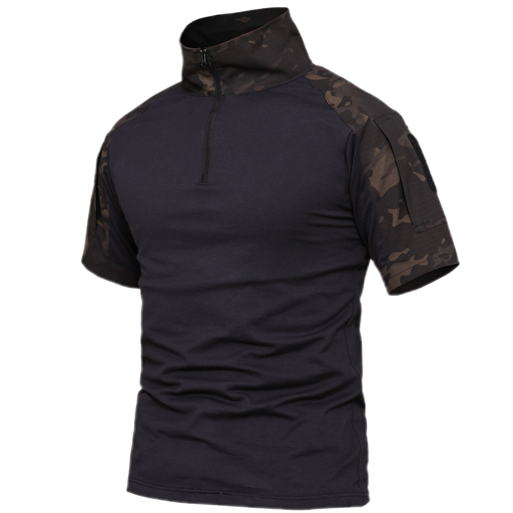 SABADO Camisetas tácticas de camuflaje para hombre 