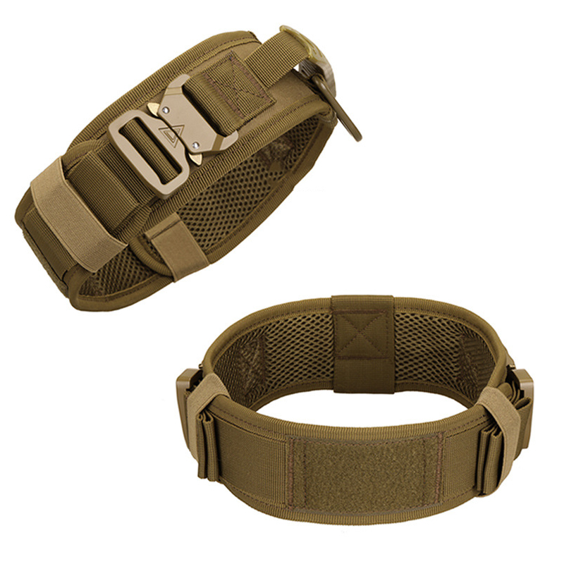 SABADO Collar de perro táctico de liberación rápida duradero ajustable militar al aire libre para perros de caza