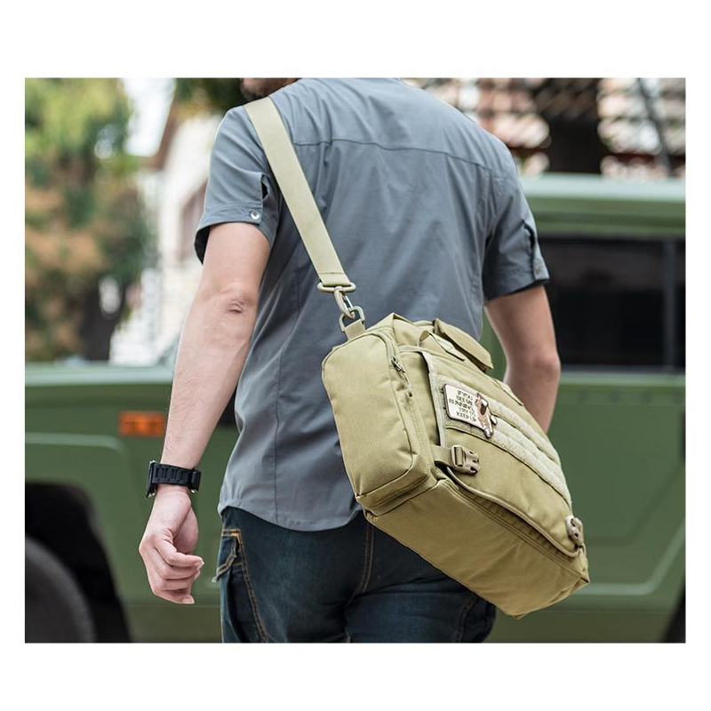 SABADO Maletín táctico 14 pulgadas Laptop Messenger Bag Bolso de hombro Bolso para hombres