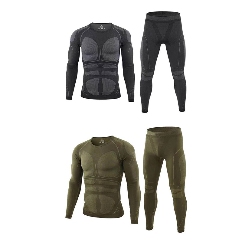 SABADO Conjunto de ropa interior térmica para hombre Otoño Invierno de secado rápido Long Johns